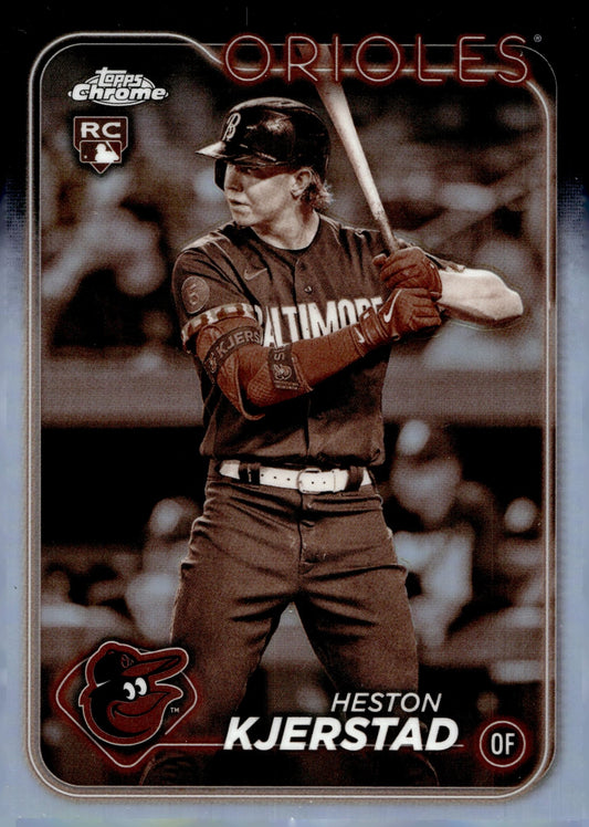 Heston Kjerstad 2024 Topps Chrome Sepia Refractor RC 142 1 - Collector Store LLC