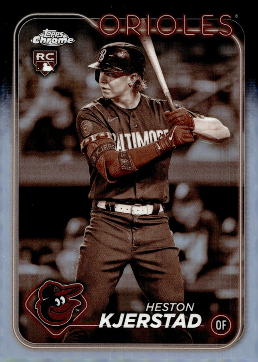 Heston Kjerstad 2024 Topps Chrome Sepia Refractor RC 142 2 - Collector Store LLC