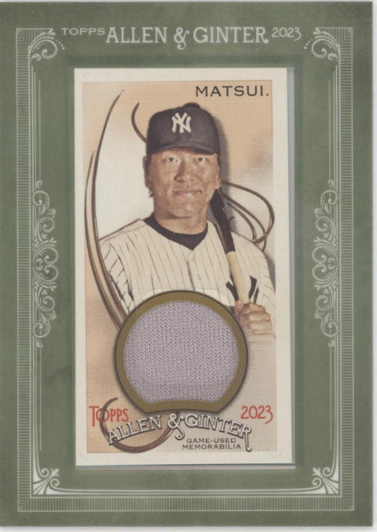 Hideki Matsui 2023 Topps Allen & Ginter Mini Framed Swatch #MFR - HM - Collector Store LLC