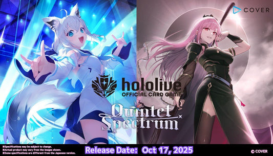 Hololive OCG: Quintet Spectrum Booster Box (BP - 02) *Expected Release Date 10 - 26 - 2025* - Collector Store LLC