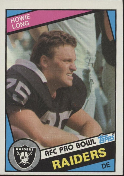 Howie Long 1984 Topps RC #111 Los Angeles Raiders EX - Collector Store LLC