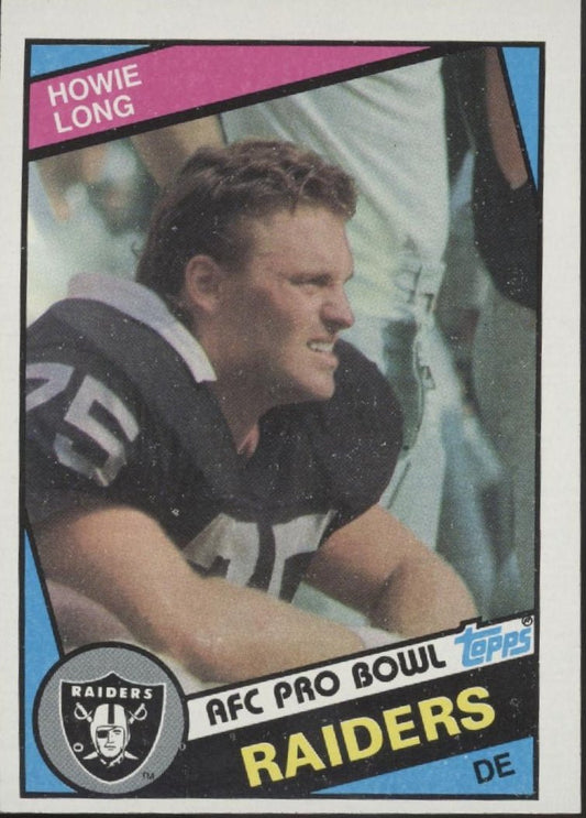 Howie Long 1984 Topps RC #111 Los Angles Raiders #1 - Collector Store LLC