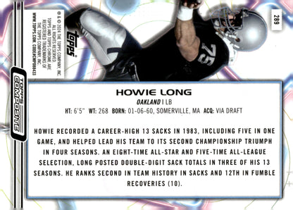 Howie Long 2023 Topps Composite Cosmic Chrome #289 - Collector Store LLC