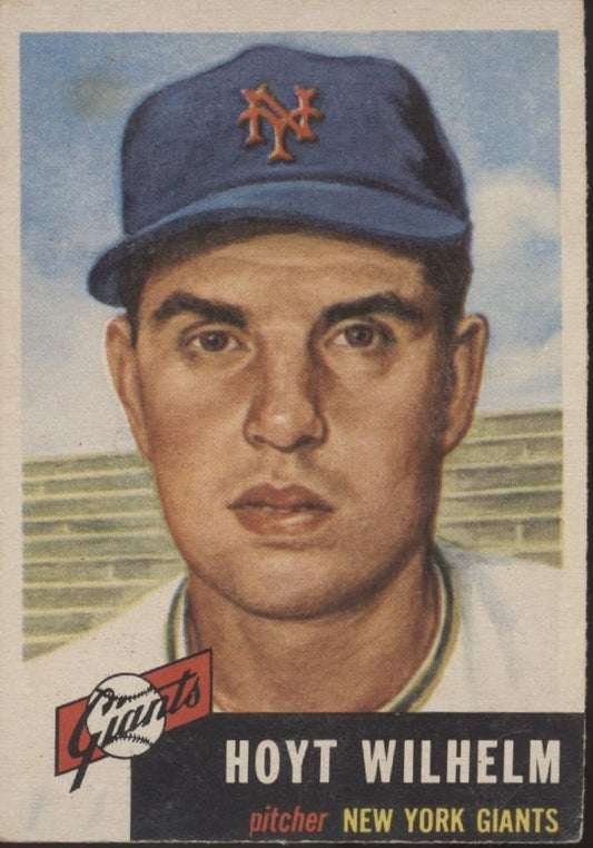 Hoyt Wilhelm 1953 Topps #151 New York Mets VG - EX - Collector Store LLC