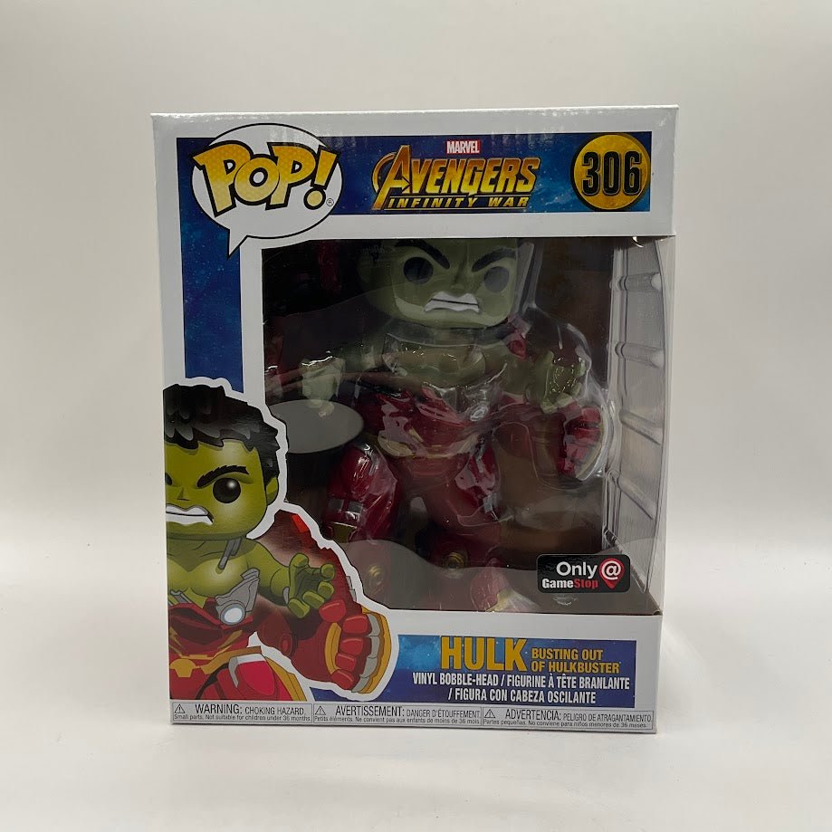 Hulk Busting Out of Hulkbuster Funko Pop! Avengers Infinity War 306 GameStop - Collector Store LLC