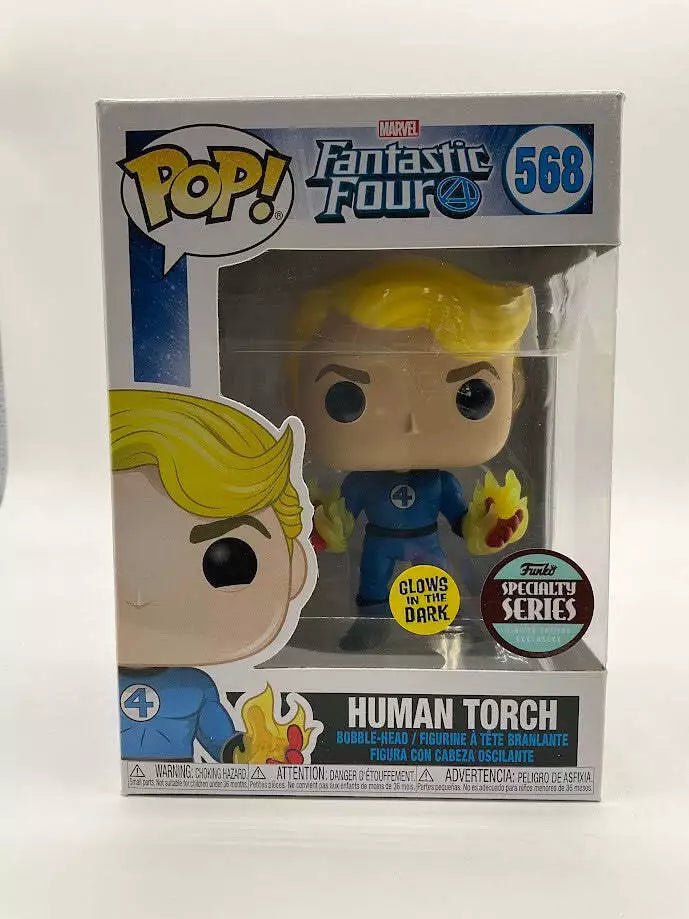 Human Torch Funko Pop! Fantastic Four #568 GITD Funko Specialty Series - Collector Store LLC