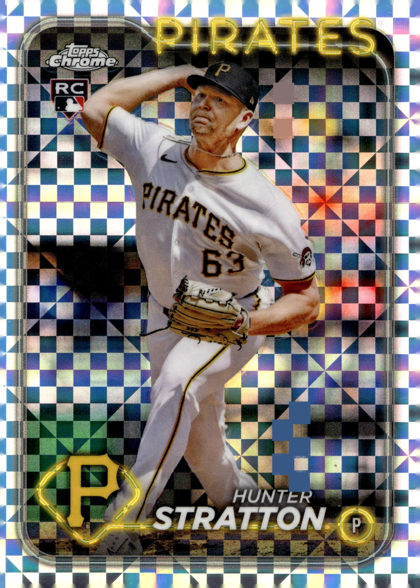Hunter Stratton 2024 Topps Chrome Xfractor Refractor RC #USC137 - Collector Store LLC