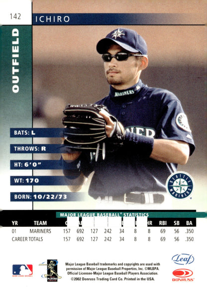 Ichiro Suzuki 2002 Leaf 142 - Collector Store LLC