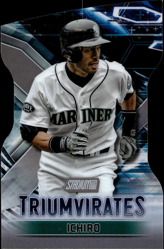 Ichiro Suzuki 2023 Topps Stadium Club Triumvirates Die - Cut T - 19 - Collector Store LLC