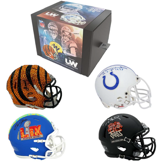 2025 Fanatics Under Wraps NFL Football Mini Helmet *Expected Release Date 9-18-2025*