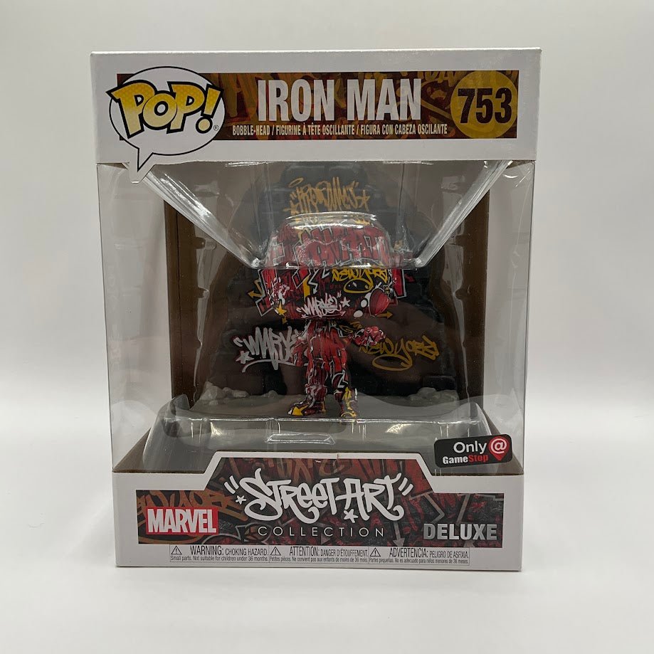 Iron Man Funko Pop! Marvel Street Art Collection #753 GameStop Exclusive - Collector Store LLC