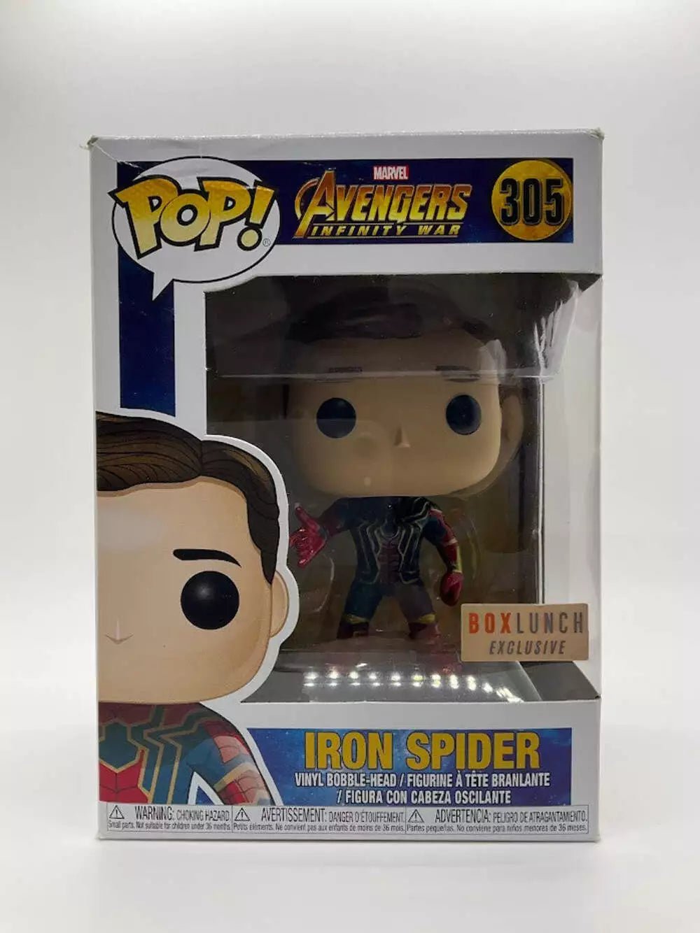 Iron Spider Funko Pop! Avengers Infinity War #305 Box Lunch Exclusive - Collector Store LLC