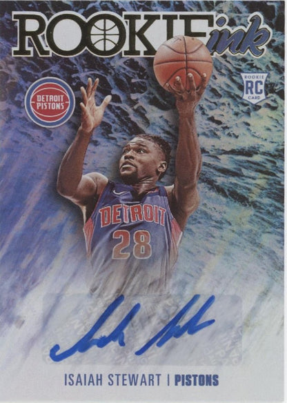 Isaiah Stewart 2020 - 21 Panini Hoops Rookies Ink RC Auto #RI - IST - Collector Store LLC