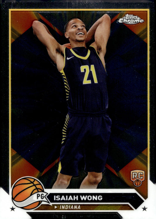 Isaiah Wong 2024 Topps Chrome RC #80 - Collector Store LLC