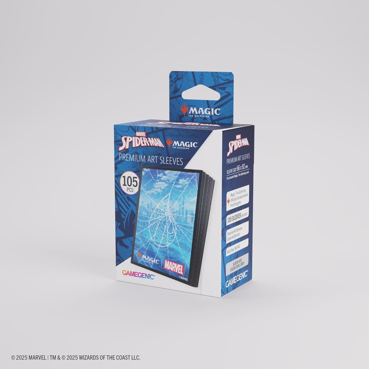 Gamegenic: Magic the Gathering Spider-Man Art Sleeves 105ct (Island)