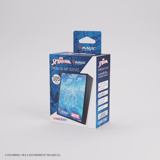 Gamegenic: Magic the Gathering Spider-Man Art Sleeves 105ct (Island)