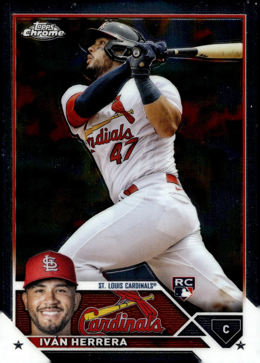 Ivan Herrera 2023 Topps Chrome RC 177 - Collector Store LLC