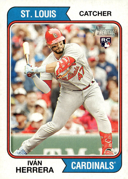 Ivan Herrera 2023 Topps Heritage RC 260 - Collector Store LLC