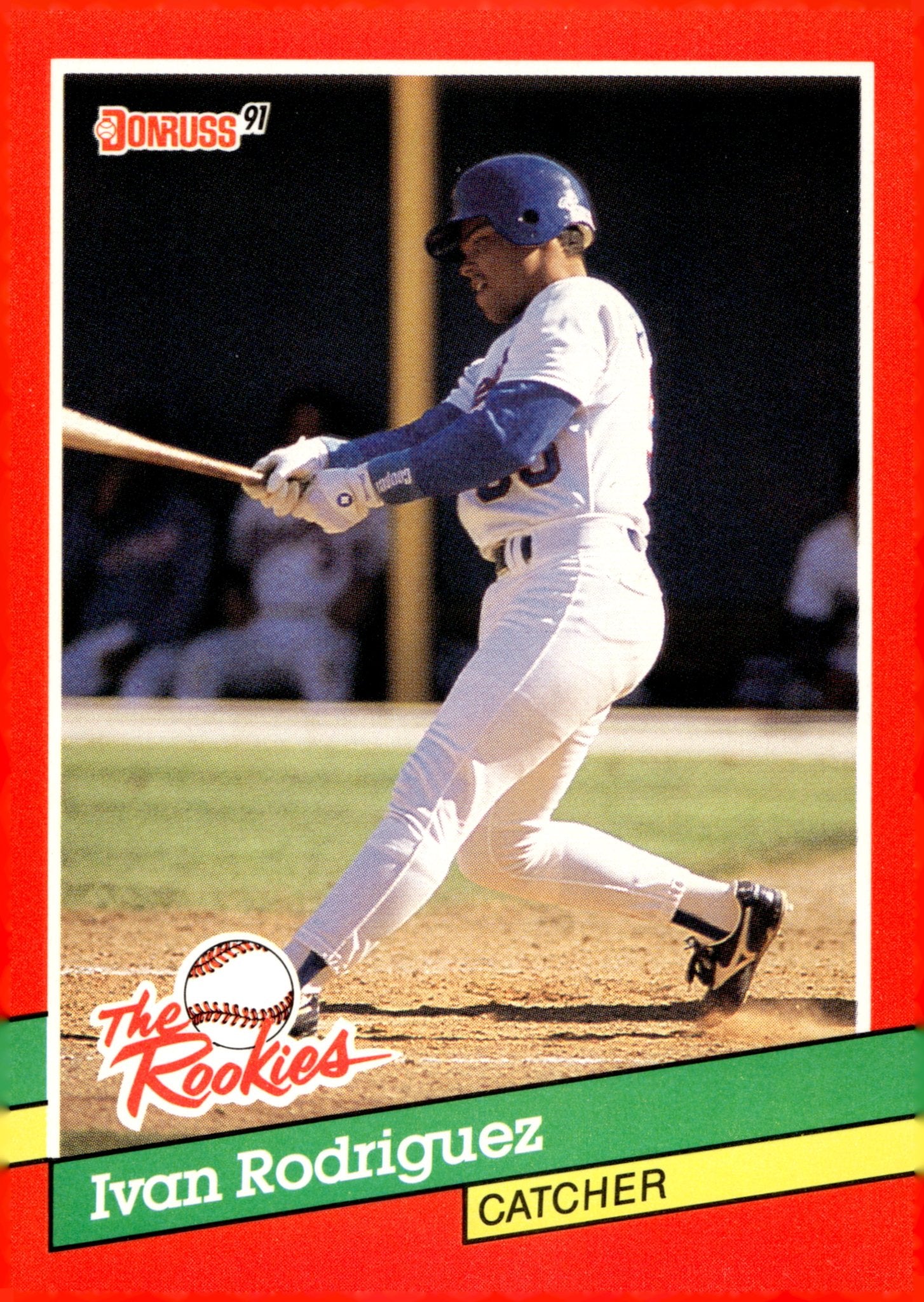 Ivan Rodriguez 1991 Donruss The Rookies RC 33 - Collector Store LLC