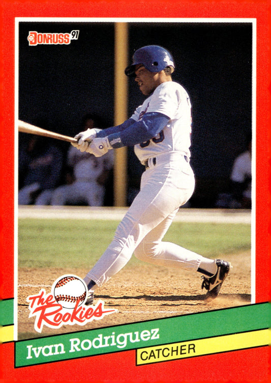 Ivan Rodriguez 1991 Donruss The Rookies RC 33 - Collector Store LLC
