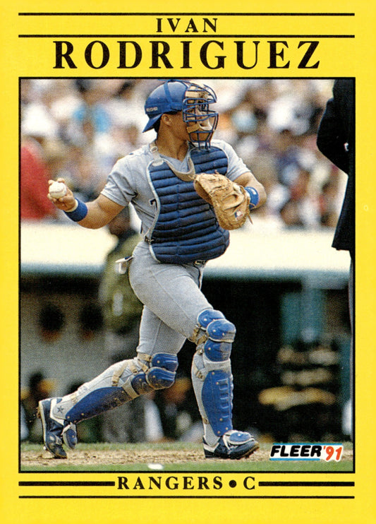 Ivan Rodriguez 1991 Fleer Update RC #U - 62 #2 - Collector Store LLC