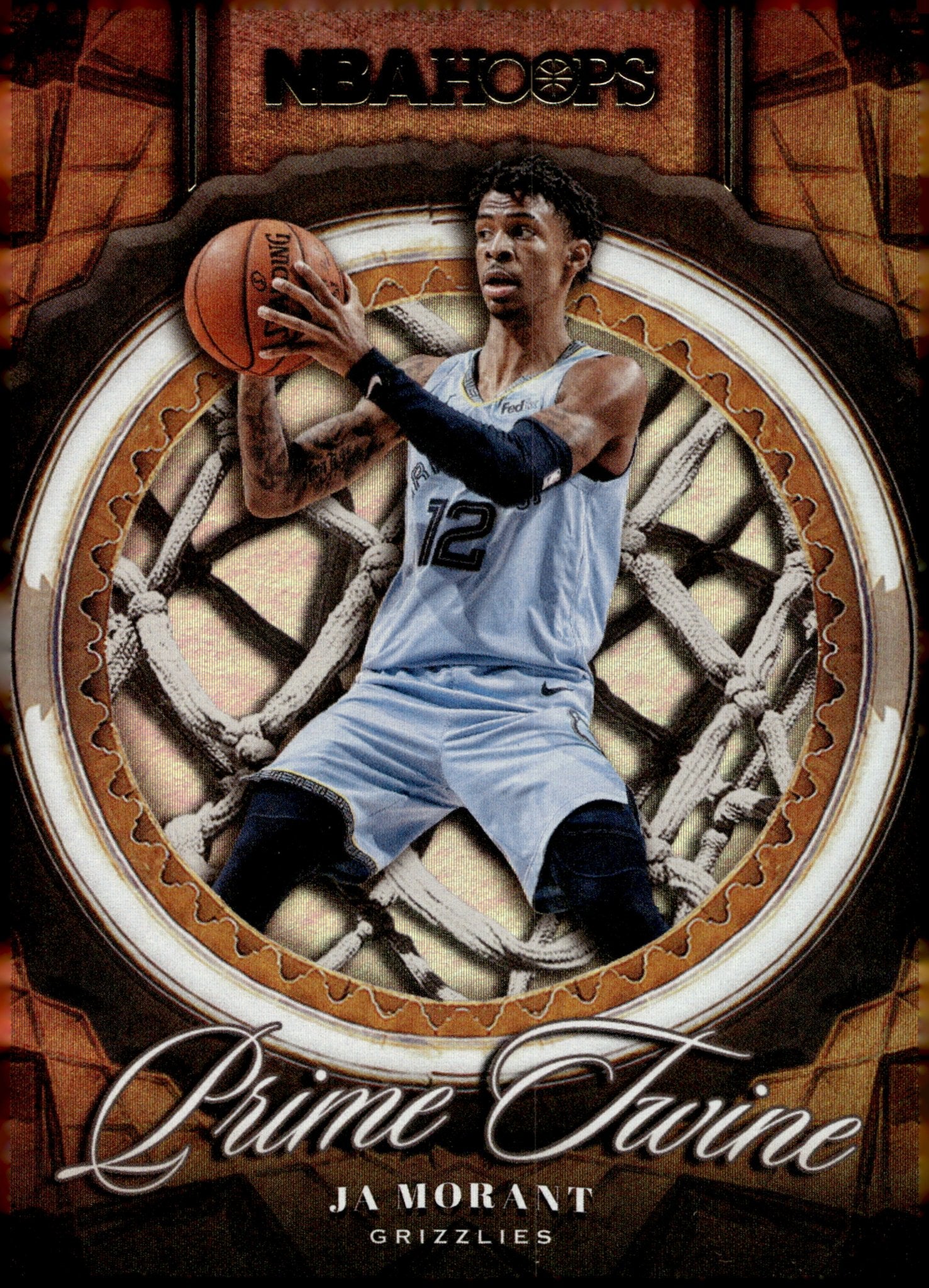 Ja Morant 2020 - 21 Panini Hoops Prime Twine #24 - Collector Store LLC