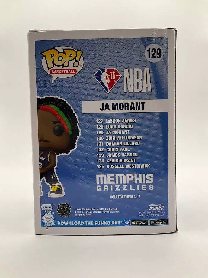 Ja Morant Funko Pop! Memphis Grizzlies #129 - Collector Store LLC