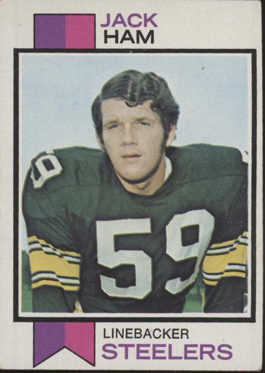 Jack Ham 1973 Topps RC #115 Pittsburgh Steelers VG #1 - Collector Store LLC