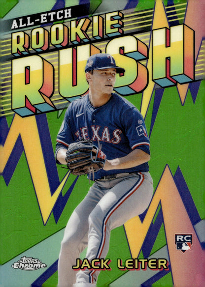 Jack Leiter 2024 Topps Chrome All - Etch Rookie Rush RC #CAERU - 8 - Collector Store LLC