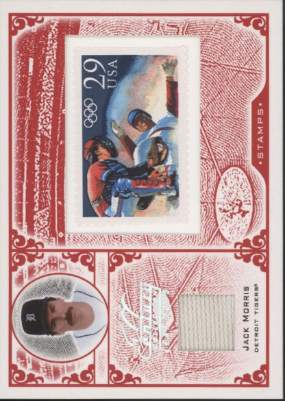 Jack Morris 2004 Leaf Century Collection Relic 06/92 $S - 38 - Collector Store LLC