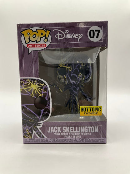 Jack Skellington Funko Pop! Disney #07 Art Series Hot Topic Exclusive - Collector Store LLC