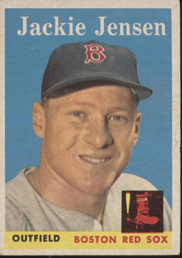 Jackie Jensen 1958 Topps #130 Boston Red Sox EX - Collector Store LLC