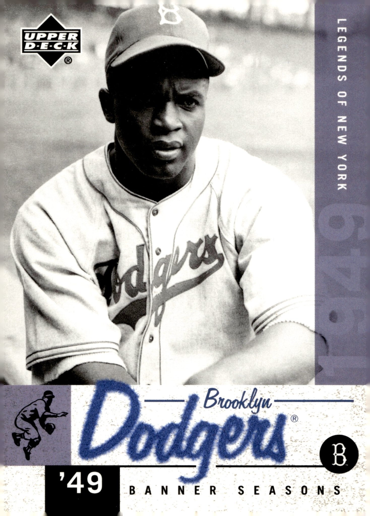 Jackie Robinson 2001 Upper Deck Legends of New York '49 Banner Seasons #26 #1 - Collector Store LLC