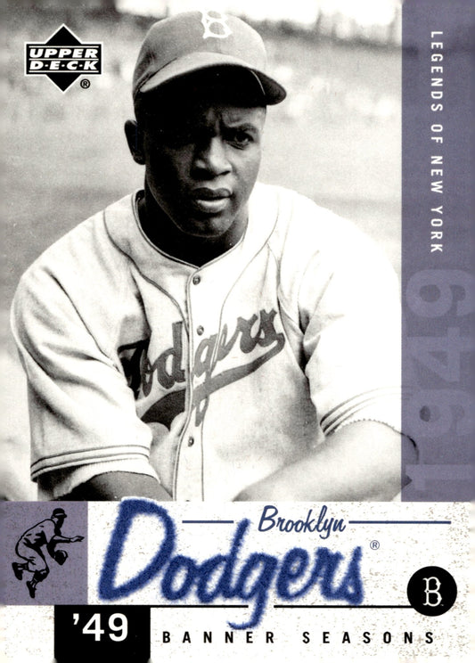 Jackie Robinson 2001 Upper Deck Legends of New York '49 Banner Seasons #26 #2 - Collector Store LLC