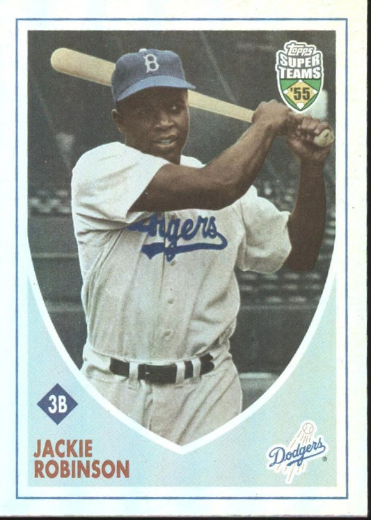 Jackie Robinson 2002 Topps Super Teams '55 Foil 0060/1955 #19 - Collector Store LLC
