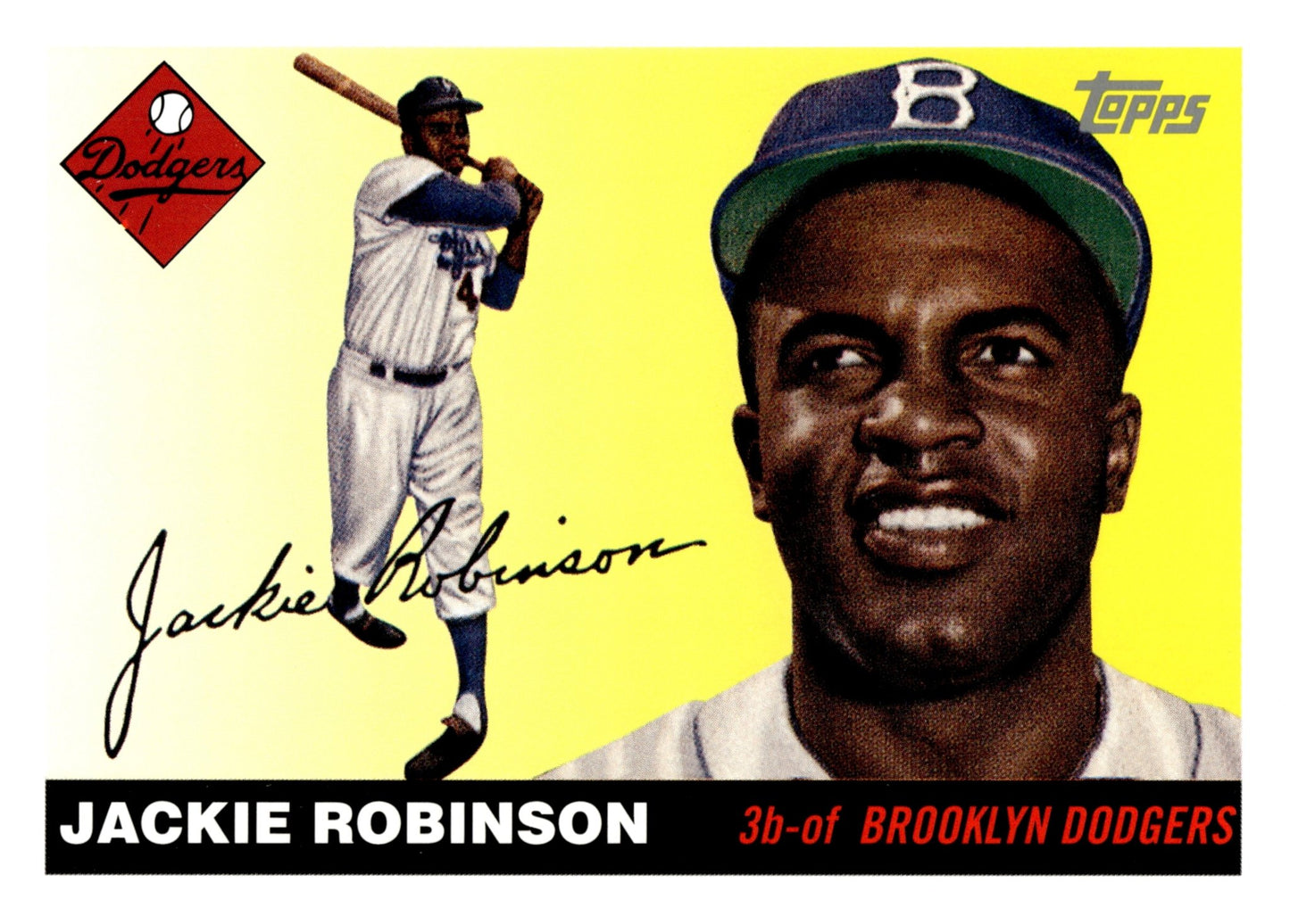 Jackie Robinson 2004 Topps Reprint DB - JP - Collector Store LLC