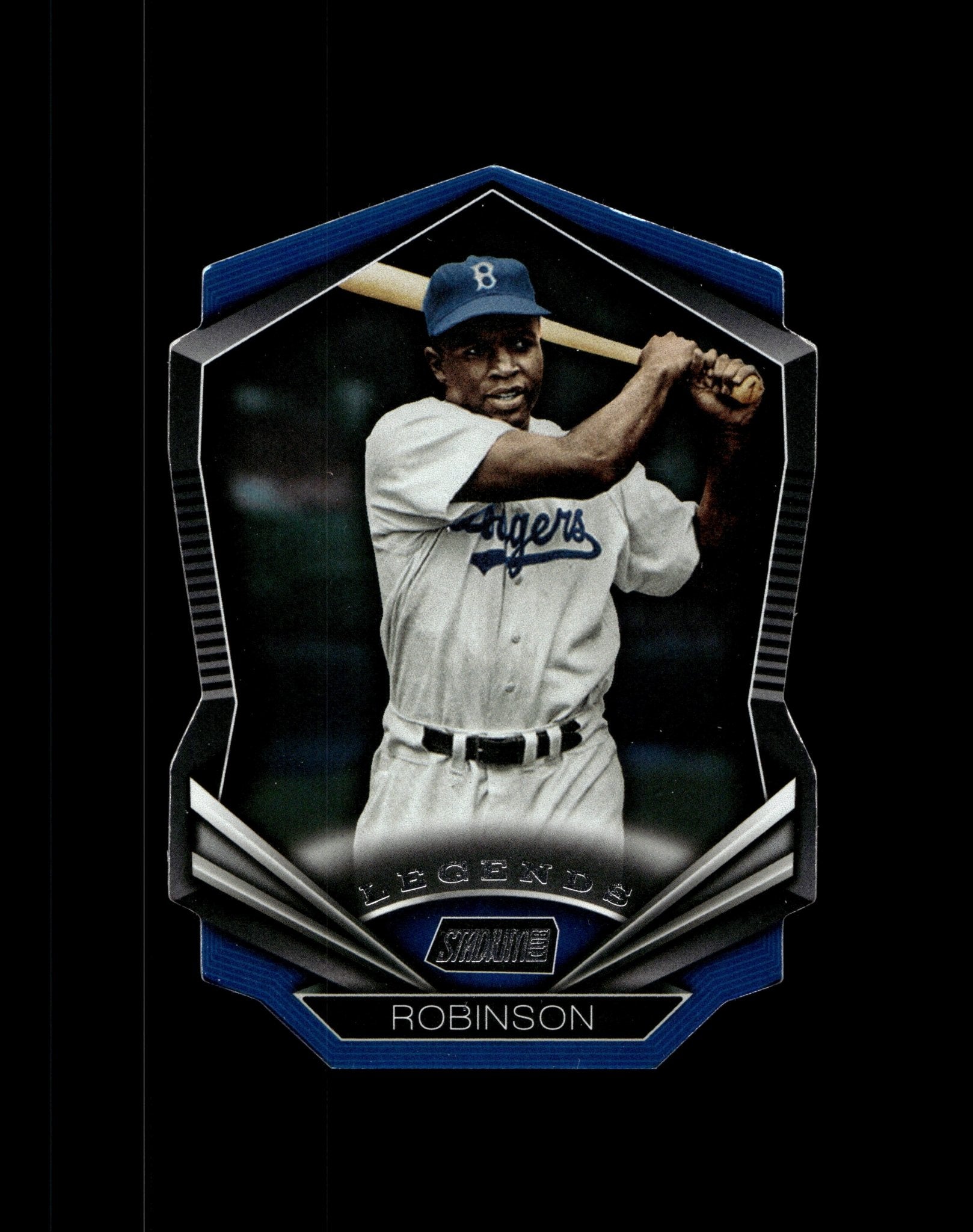 Jackie Robinson 2015 Topps Stadium Club Chrome Legends Blue Die - Cut LDC - 03 - Collector Store LLC