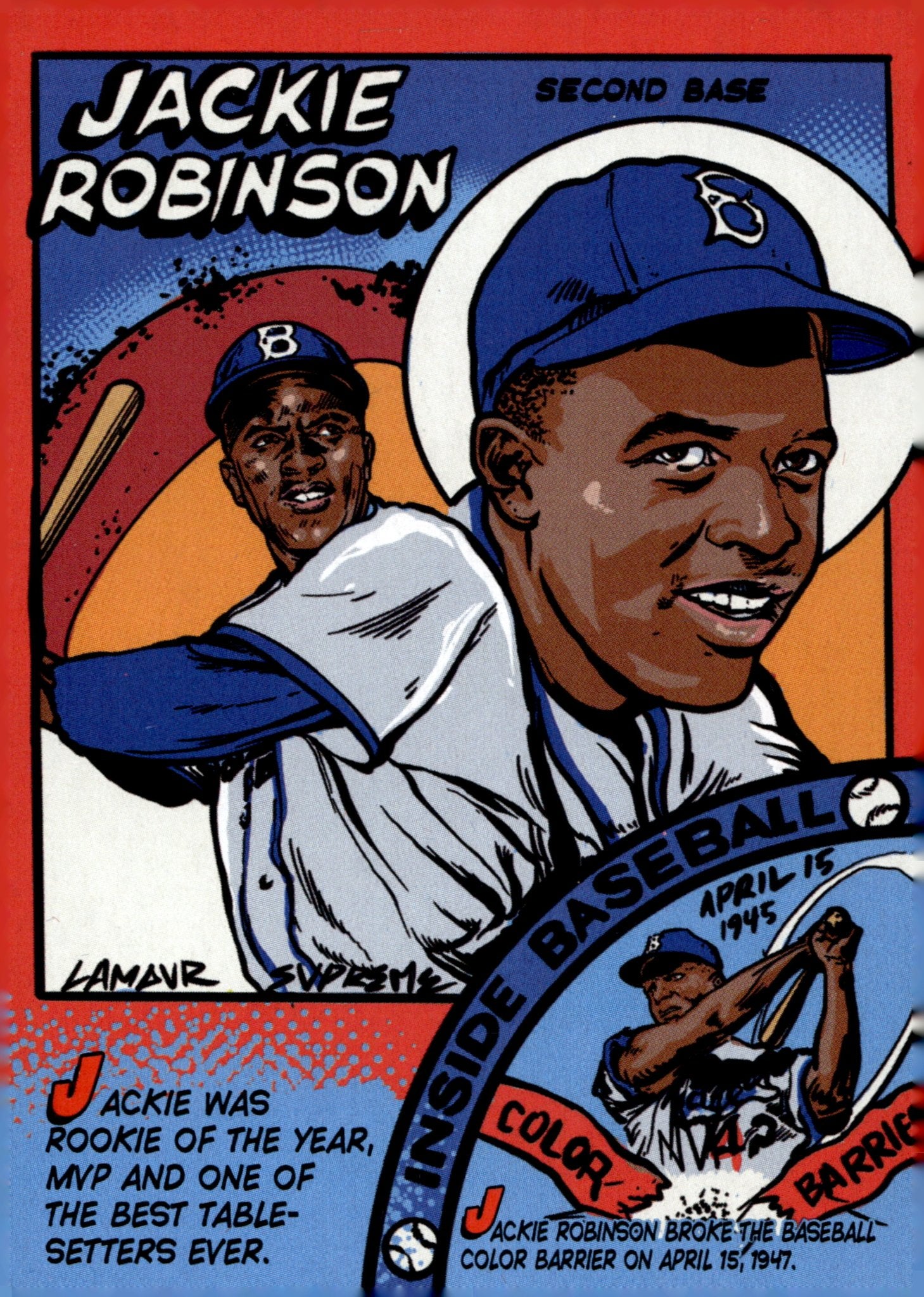 Jackie Robinson 2023 Topps Archives Inside Baseball Comic #79TC - 10 - Collector Store LLC