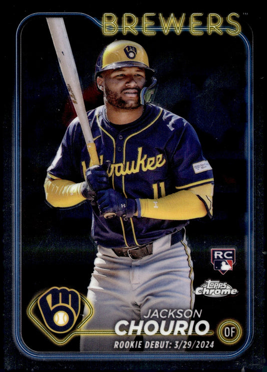 Jackson Chourio 2024 Topps Chrome RC #USC30 #1 - Collector Store LLC