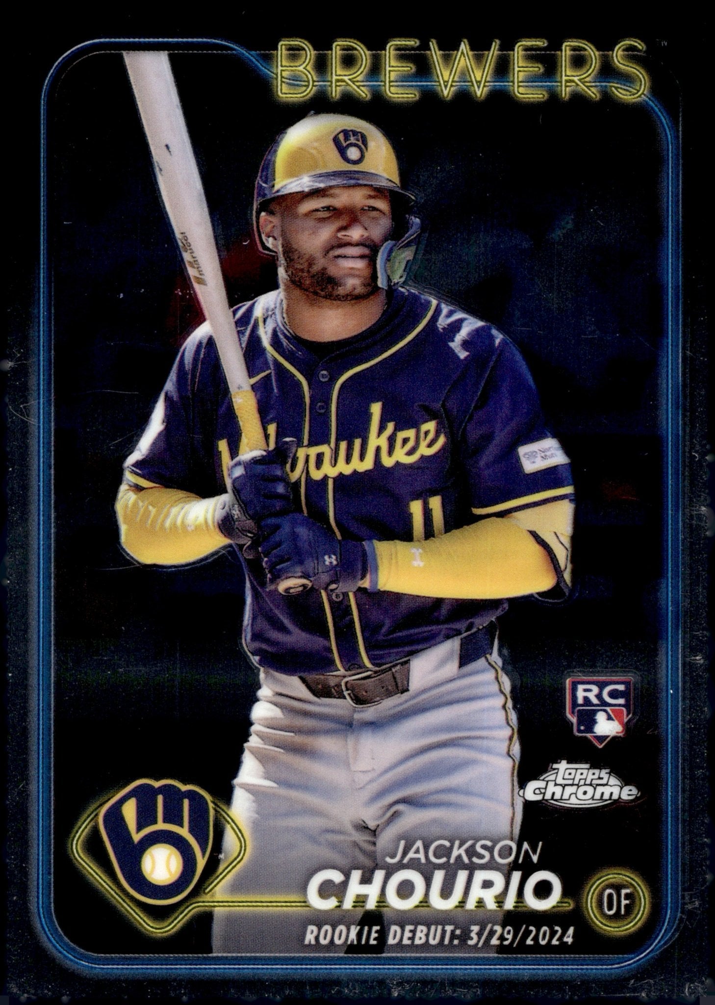 Jackson Chourio 2024 Topps Chrome RC #USC30 #2 - Collector Store LLC