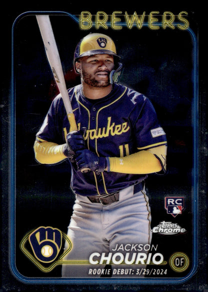 Jackson Chourio 2024 Topps Chrome RC #USC30 #2 - Collector Store LLC