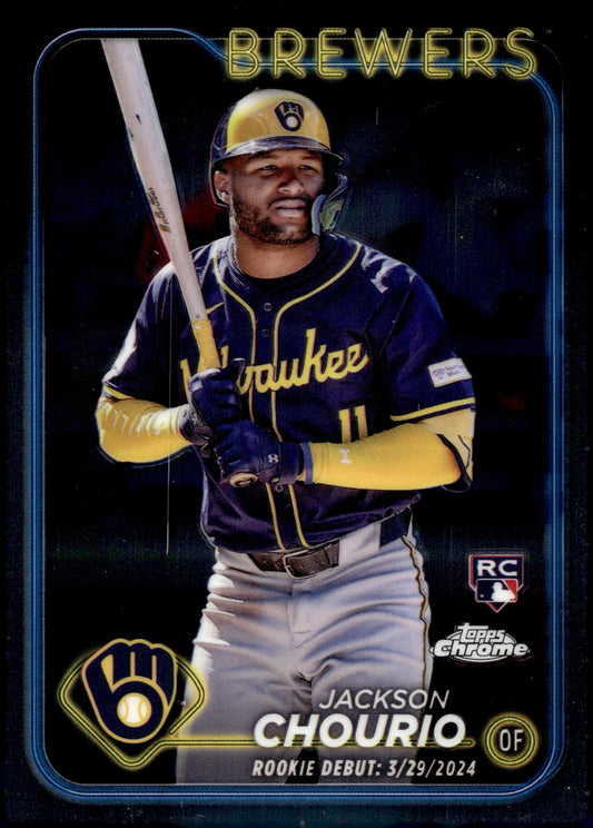 Jackson Chourio 2024 Topps Chrome RC USC30 - Collector Store LLC
