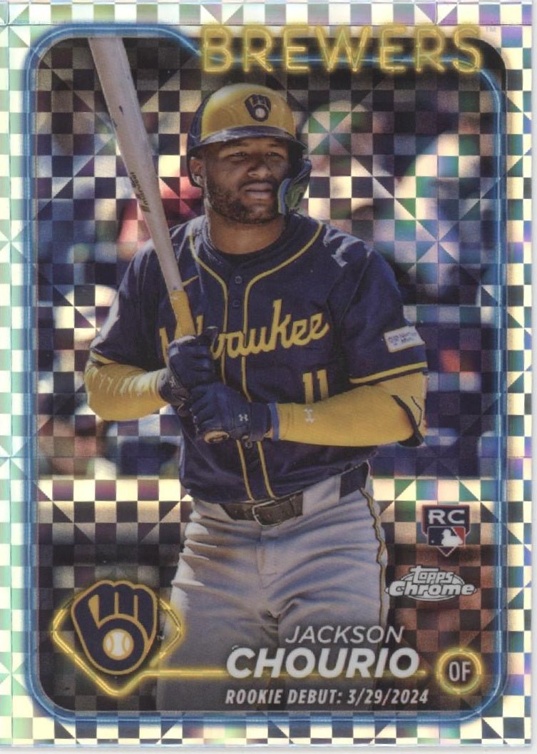 Jackson Chourio 2024 Topps Chrome Xfactor Refractor RC #USC30 - Collector Store LLC