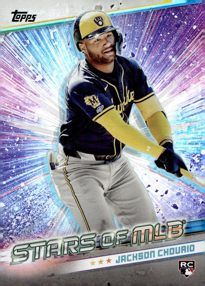 Jackson Chourio 2024 Topps Update Series Stars of MLB RC SMLB - 84 1 - Collector Store LLC