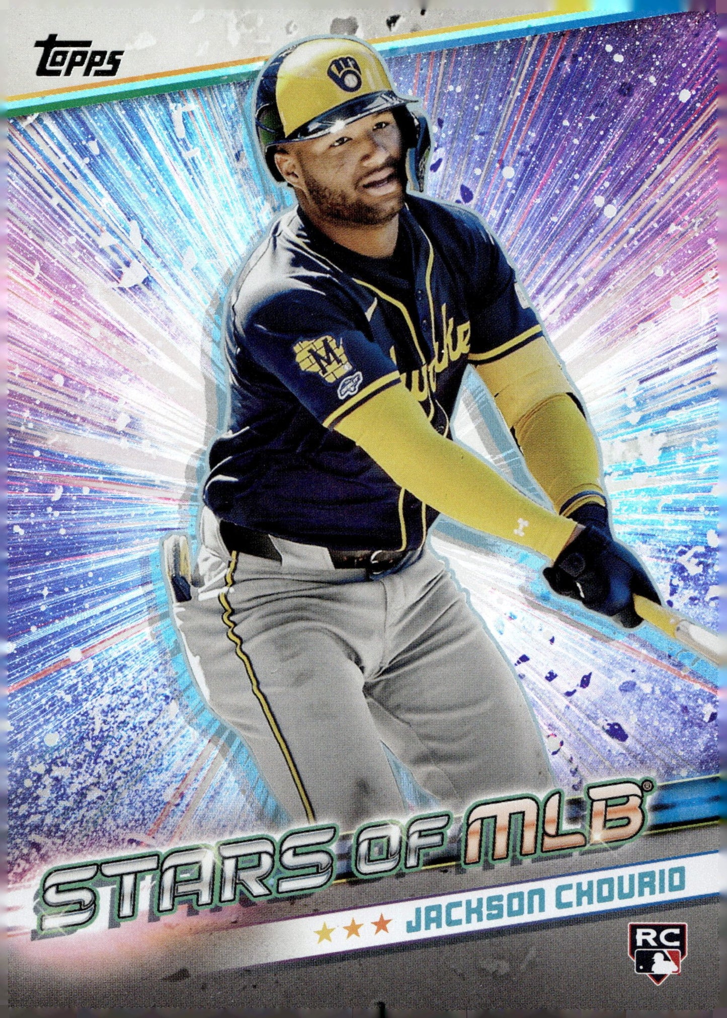 Jackson Chourio 2024 Topps Update Series Stars of MLB RC SMLB - 84 3 - Collector Store LLC