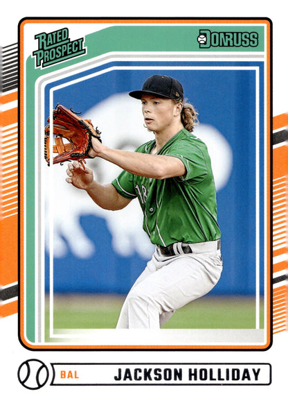 Jackson Holliday 2024 Panini Donruss Rated Prospect #184 #2 - Collector Store LLC