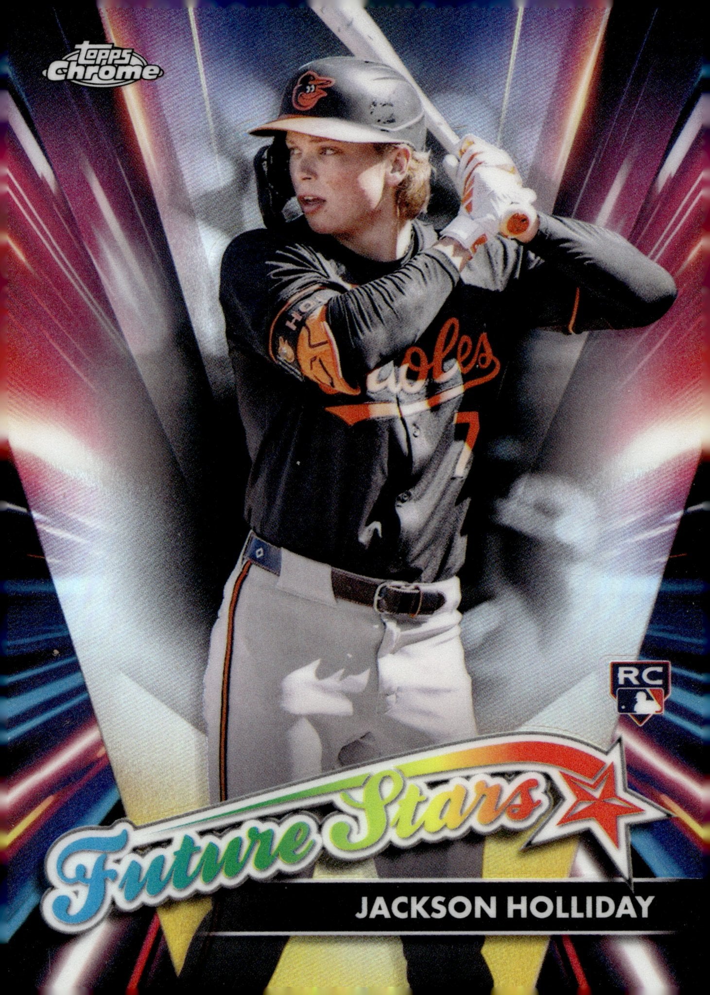 Jackson Holliday 2024 Topps Chrome Future Stars Refractor RC #FSU - 15 #1 - Collector Store LLC