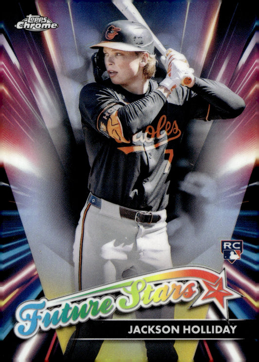 Jackson Holliday 2024 Topps Chrome Future Stars Refractor RC #FSU - 15 #2 - Collector Store LLC