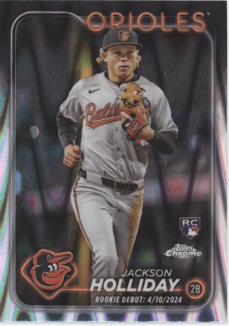 Jackson Holliday 2024 Topps Chrome Ray Wave RC #USC89 - Collector Store LLC