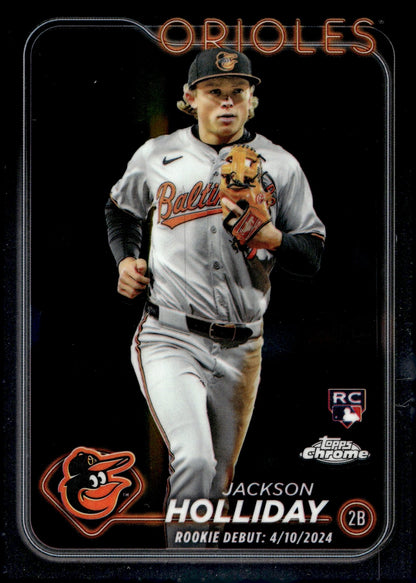 Jackson Holliday 2024 Topps Chrome RC USC89 3 - Collector Store LLC